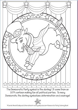 Democratic Party Coloring Page